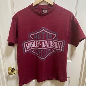 Harley-Davidson T-Shirt Large - Dark Red
